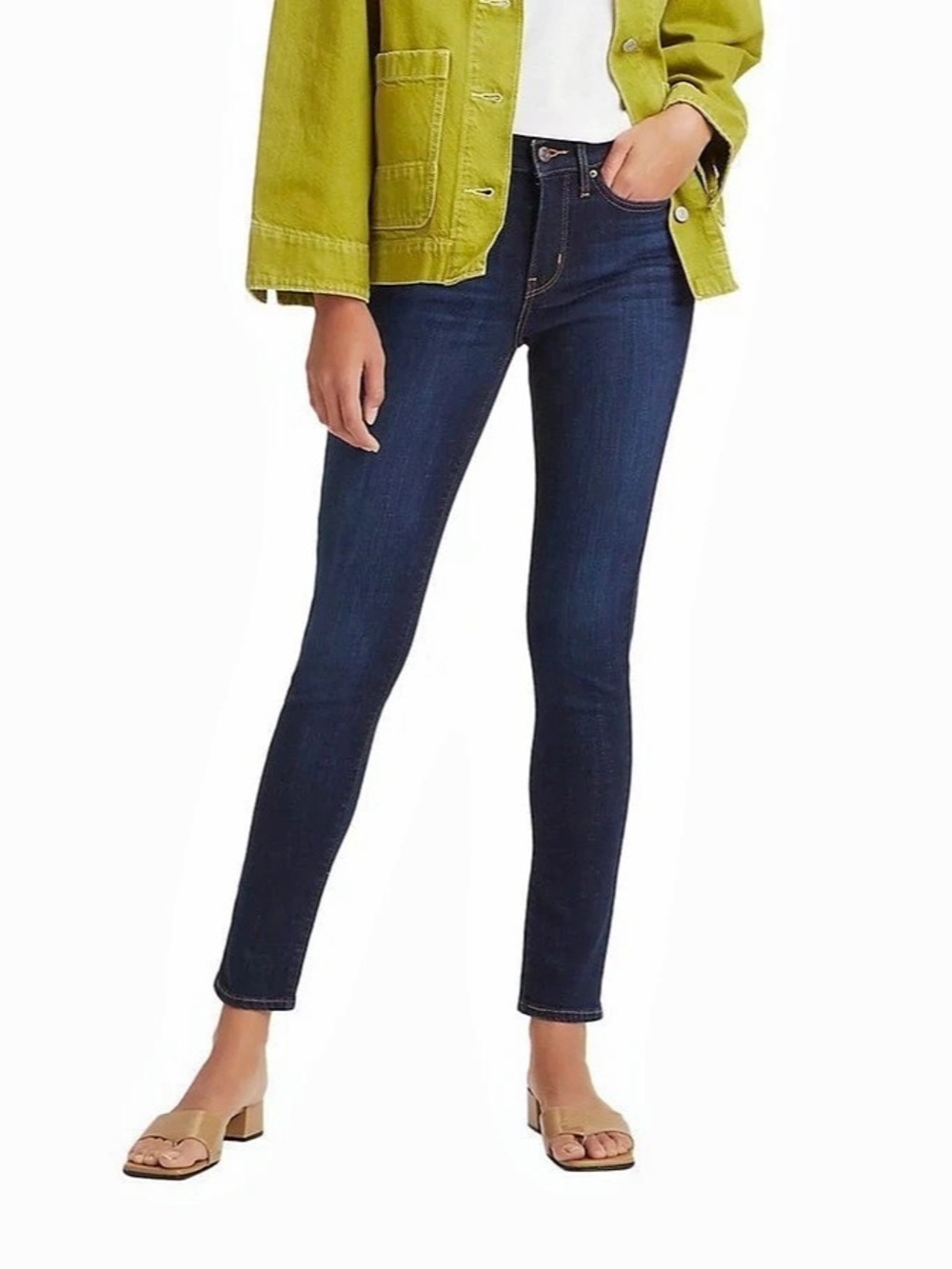 Levi's 311 Shaping Skinny Capri Skinny Capri Jeans in Blue Waist 32 NWT